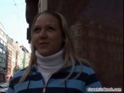 Sexy blonde and brunette girls get horny talking outdoo