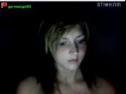 Stickam: German Teen masturbates