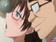 Big titted hentai brunette gets fucked and jizzed