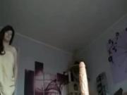 busty german riding big dildo #4