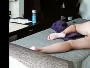 mothers afternoon masturbation on spy cam