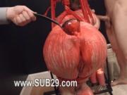 BDSM hardcore action with ropes and smart sex