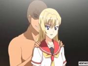 Blonde hentai girl gangbanged HentaiNode.com