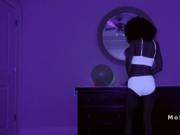 Busty ebony teen rides huge dick