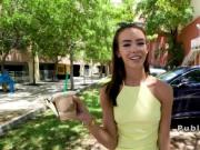 Beautiful brat bangs big dick outdoor