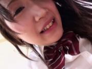 Toying Japanese babe's hot cunt