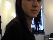 Petite amateur brunette Eurobabe screwed by stranger gu