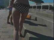 Bikini Japanese girl got fuck outdoor