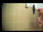 Mature Moms spied in public shower room