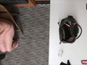 Shoplyfter teen does what need to be done and works tha