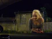 Blondie euro teen gets stranded and pounded by a strang