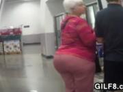 Grandmas Big Ass Walking Around