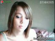 Awesome brunette teen gets ready for the show by RealPo