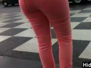 Girl With A Great Ass In Pink Pants