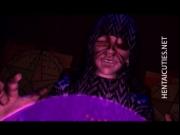 3D hentai girl in panty rub cunt