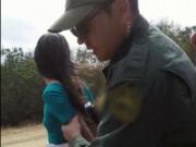 Taylor sucks Border Patrol officer dick