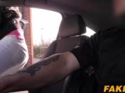 Sexy blonde chick Lexi bribes the cop by offering her p