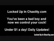 You will stay locked up in chastity indefinitely