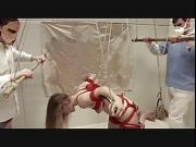 Ass puppet gets anal destruction in the air