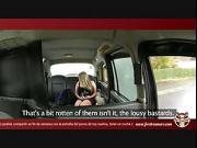 Little blonde excites drivers fantasy and gets banged