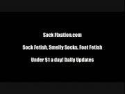 These socks are so sweaty and nasty