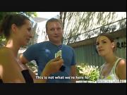 CZECH COUPLES Young Couple Takes Money for Public Foursome