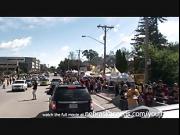 wild iowa home video tailgate partying with one girl drinking too much