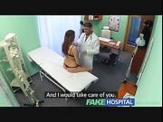 Beautiful brunettes wet pussy gets doctors cock