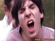 Twink amateur pounded outdoors by thick cock