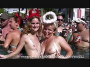 naked pool party key west florida real vacation video