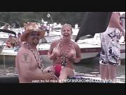 many random women flashing their perfect tits on a lake in missouri