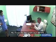Doctor prank calls his sexy nurse with big tits