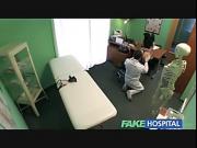 FakeHospital Beautiful patient prescribed a good wet fucking on desk as cure