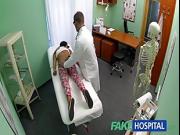 FakeHospital Young teen girl not on birth control bends over for doctors creampie