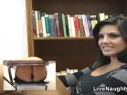 Sunny Leone in class room