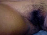 Neha's hairy pussy finger fuck