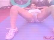 Sunny Leone excercising