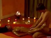 hot candle light massage