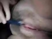 wife's first pussy rub video