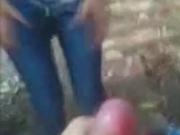Latin couple fucking outdoors part 2