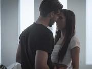 Nasty teen stepsis takes sex lesson with horny stepbro