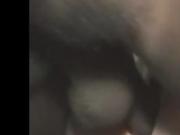 A big black cock cumming inside of me