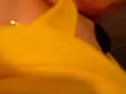 Busty Camgirl bottle in pussy