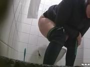 French MILFs peeing WC voyeur cam hidden