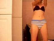 Cute Girl Make A Hot Striptease, Webcam Hottie!!