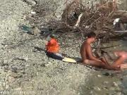 Hot Duo Enjoy Good Sex Time At Nude Beach Spycam