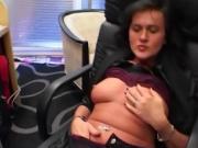 Horny Brunette Milf Watches Porn And Gets Fucked