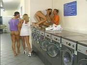 Mature Babes At Laundromats Get Busy While Their Clothes Wash