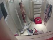 Teen Stesister Hidden Camera Spyied In The Shower Day 1