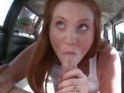 Happy fuck in a car till orgasm
